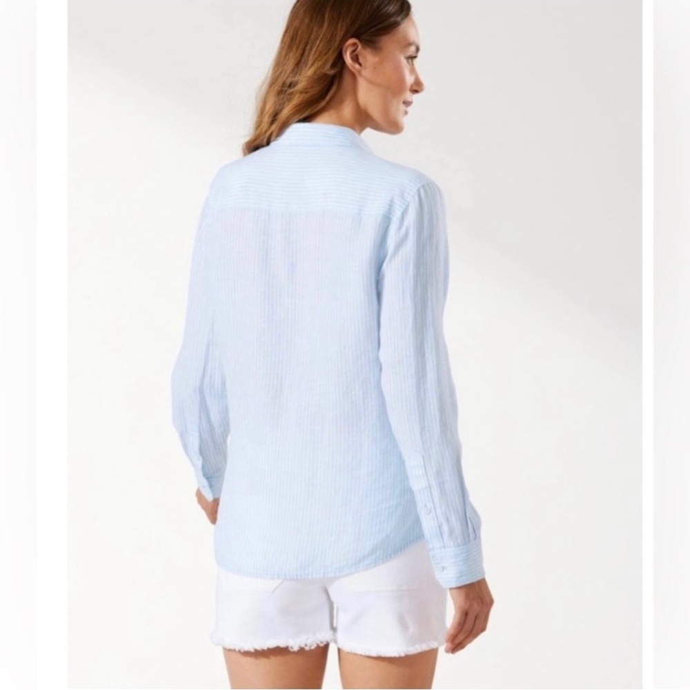 NWT Tommy Bahama | California Fizz Linen Shirt - Picture 2 of 11
